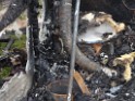Wohnmobil ausgebrannt Koeln Porz Linder Mauspfad P142
